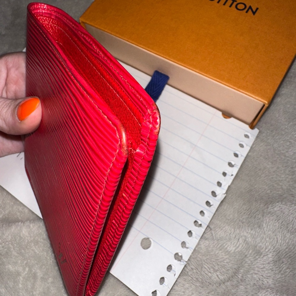 Louis Vuitton Scarlet Epi Leather Wallet - Picture 10 of 13